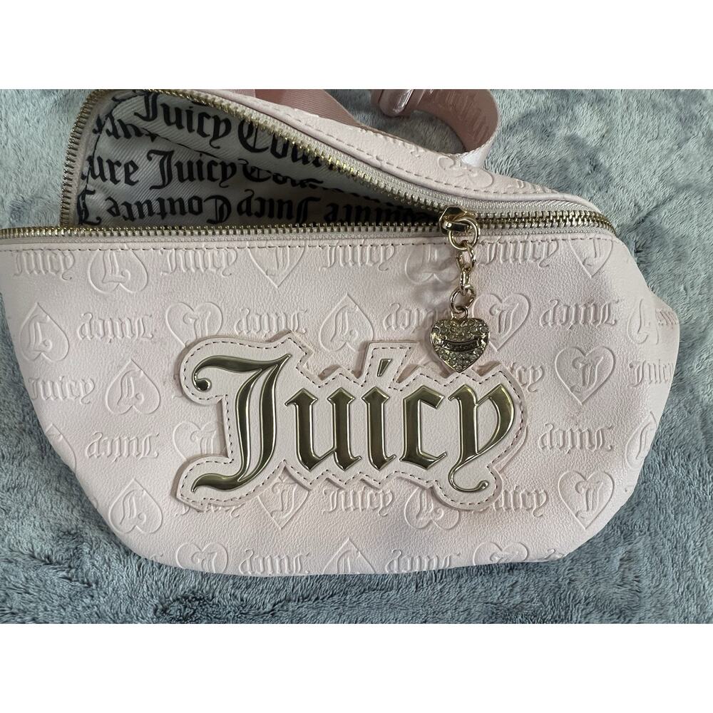 Juicy Couture Fanny Pack/Belt Bag Handbag pack pink - Picture 5 of 13